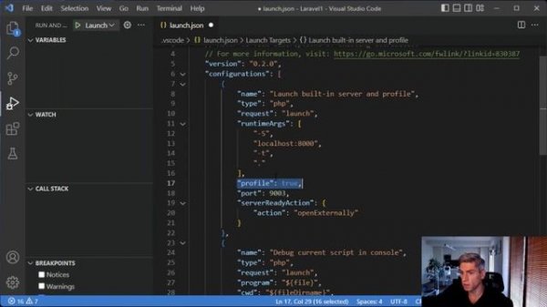 Profiling PHP in Visual Studio Code