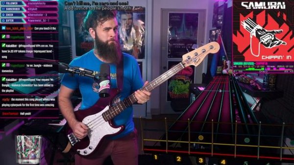 Samurai (The Refused) - Chippin' In | BASS Tabs & Cover (Rocksmith)