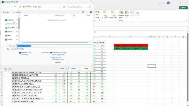 Trik dan Tips Microsoft Excel, Cara Mengubah atau Convert Excel ke PDF смотреть онлайн
