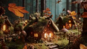 ⋆ ˚??♀️｡ Fairy Village in the Forest ?˚｡ Ambience & Soft Music ? Nature sounds ASMR