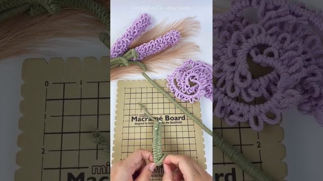 Macrame Lavender Tutorial смотреть онлайн