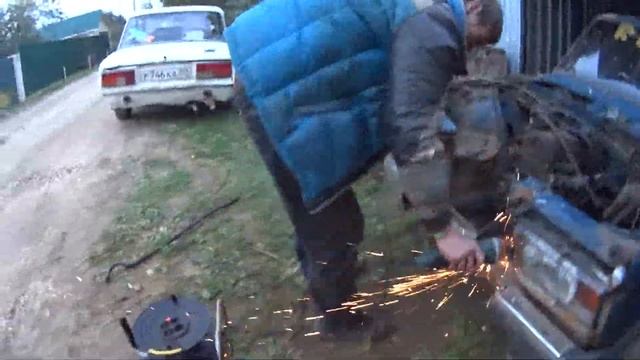 Снимаем мотор с ВАЗ2107 смотреть онлайн