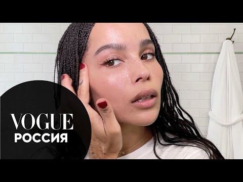 Зои Кравиц: летний уход за кожей и макияж | Vogue Россия смотреть онлайн