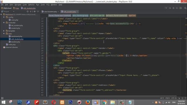 How to Create Simple Project with Bootstrap and PHP MySQLi Part7 смотреть онлайн