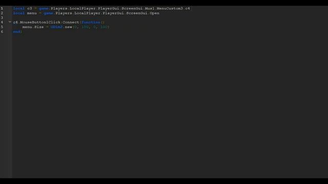 Roblox Studio Speed Script/GUI: Customization Menu Gui