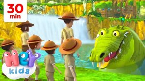 El Cocodrilo  | Canciones con Animales para Niños | HeyKids - Canciones infantiles
