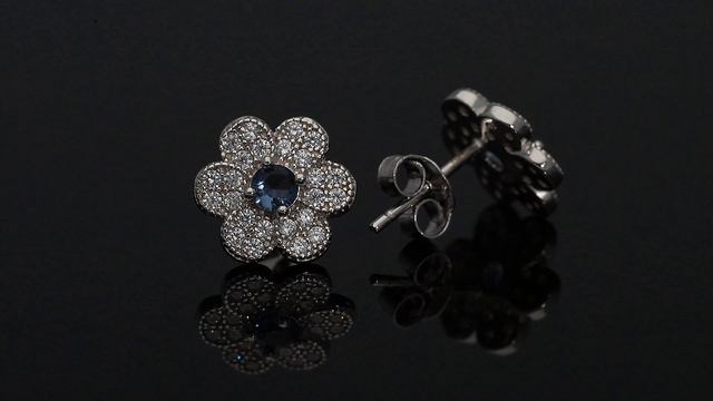 Buy Sterling Silver 925 Flower Stud Earrings Online at Best Price in Kuwait смотреть онлайн