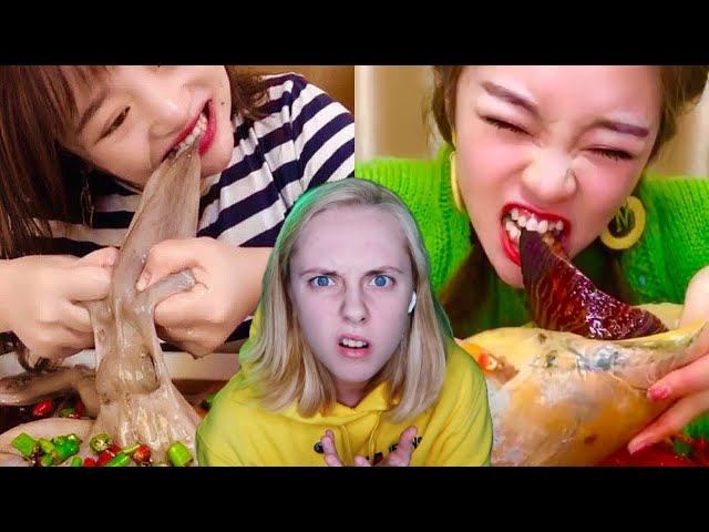 Самый ТРЭШОВЫЙ МУКБАНГ и АСМР - что эти китайцы себе позволяют фейлы смотреть онлайн