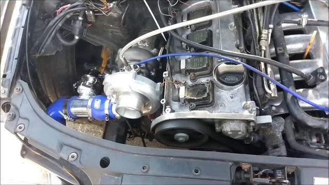 Audi A4 B5 1.8T AEB T3/T4 Turbo Upgrade with ext wastegate & fmic смотреть онлайн