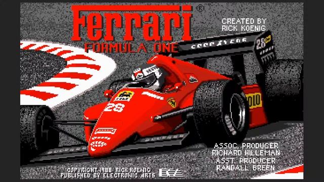 Ferrari Formula One: Grand Prix Racing Simulation (Amiga 50Hz) - Intro / Attract Mode смотреть онлайн