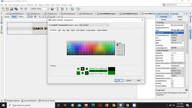 PROJECT PART 10 USING SWING IN JAVA | SEARCH RECORD FROM DATABASE USING JFRAME смотреть онлайн