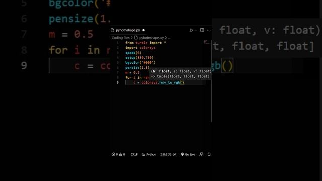 Amazing turtle module create formation design | #python #pythontutorial #whatsappstatus #coding смотреть онлайн
