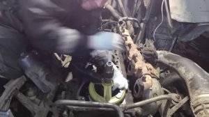 Ремонт DAF 105 XF. Просела гильза. Пробило прокладку.