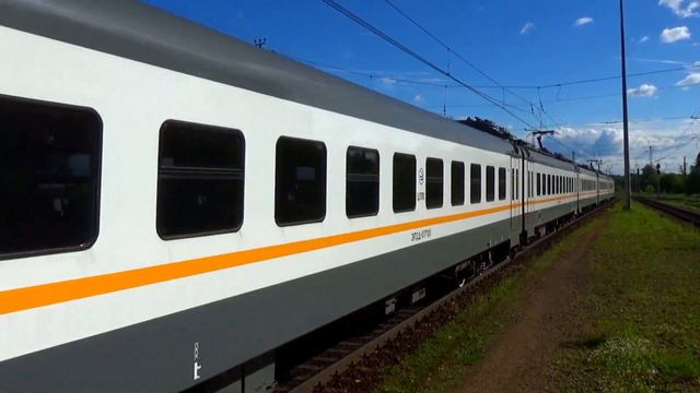 Электропоезд ЭП2Д-0171 сообщением "Новоиерусалимская - Стрешнево" смотреть онлайн