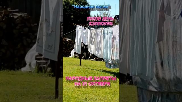 Народные Запреты на 31 октября - Луков день. Хэллоуин. смотреть онлайн