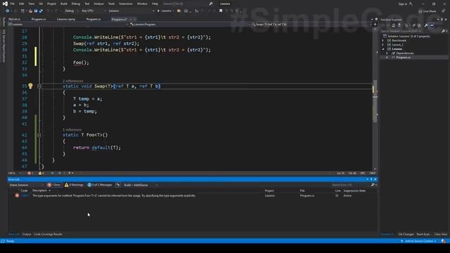 Обобщения в C# | C# generics | generic типы методы и классы | C# ОТ НОВИЧКА К ПРОФЕССИОНАЛУ | # 83 смотреть онлайн
