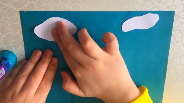 Аппликация из цветной бумаги Журавли для детей 3-4 5-7 лет смотреть онлайн