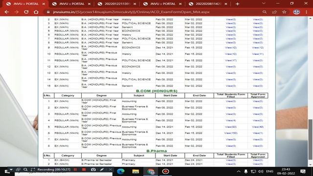 JNVU Regular/Ex/Private Exam Form 2022 Online Application Form I How to Fill Registration Form JNVU смотреть онлайн