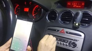 Peugeot 308 aux bluetooth ve telefon