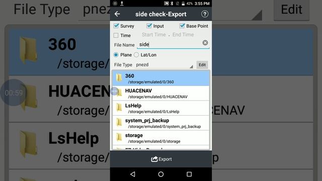 How to export data from gps chc #GPS #GNSS #CHC смотреть онлайн
