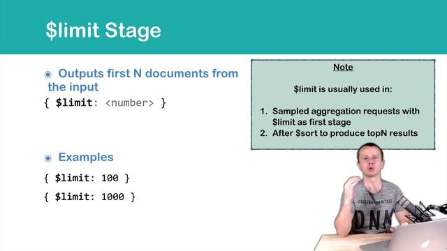 26 $limit - MongoDB Aggregation Tutorial смотреть онлайн