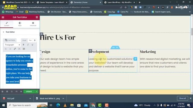 Build Complete Website using Free Theme Resources | FREE Wordpress Course | Azadchaiwala | Class 09 смотреть онлайн
