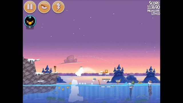 Angry Birds Seasons - On Finn Ice. Level 1-16 3 stars смотреть онлайн