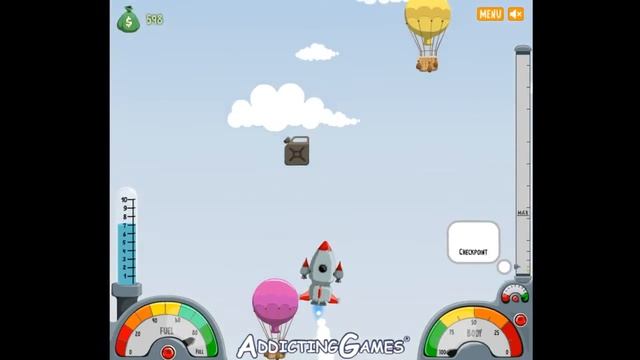 Игра под названием "Полёт на луну" смотреть онлайн