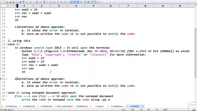 PYTHON tutorials || Demo - 5 || by Mr. Ram On 28-05-2021 @8AM IST смотреть онлайн