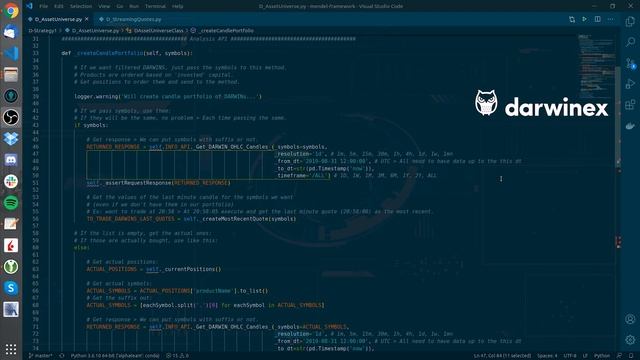 1.3) DAssetUniverse & Streaming Quotes via WebSockets | The Mendel Framework смотреть онлайн