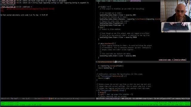 Watch me Work #40 | Improving logging in CockroachDB's unit tests смотреть онлайн