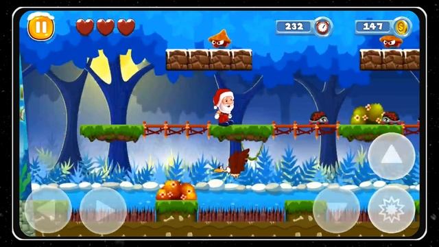 Super Santa: Run and Jump Christmas Game смотреть онлайн