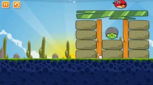 Cartoon game for kids about ANGRY BIRDS МУЛЬТИК ИГРА БОЛЬШИЕ злые птички против зеленых свиней