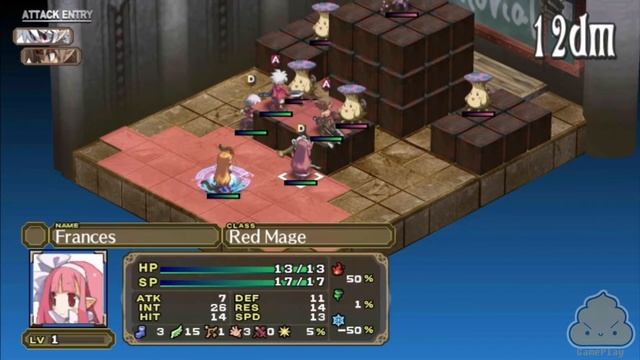 Disgaea 3: Absence of Detention - Playstation (Vita) Gameplay смотреть онлайн