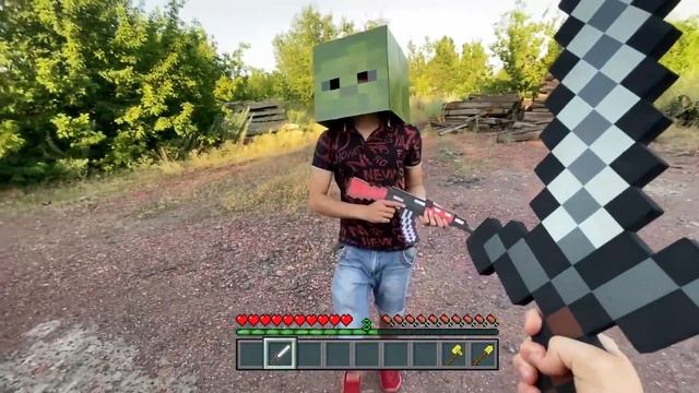 Minecraft in Real Life (Minecraft Real POV) TNT HOLE in Realistic Minecraft смотреть онлайн