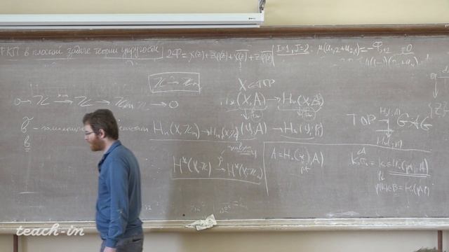 Гугнин Д.В. - Теория гомологий. Семинары - 14. Когомологии и гомологии с коэффициентами смотреть онлайн