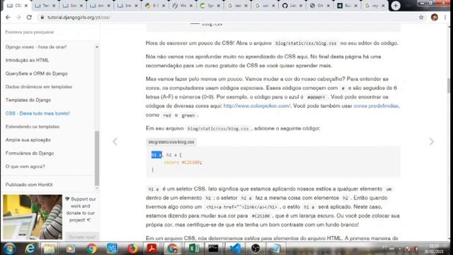 Aula em vídeo (10): Inclusão de conteúdos estáticos, bootstrap e customizacão com CSS смотреть онлайн