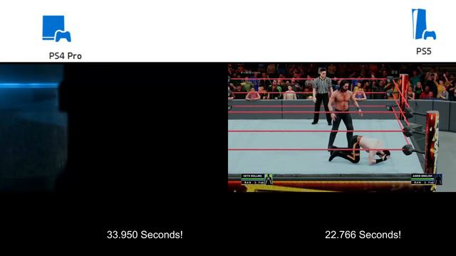 WWE 2K18 PS4 Pro vs PS5 Backward Compatibility Load Time Comparisons смотреть онлайн