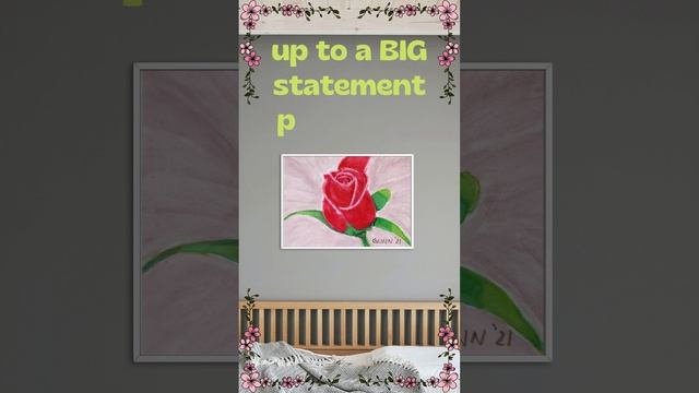 Red Rosebud watercolor painting by Katrina Gunn смотреть онлайн