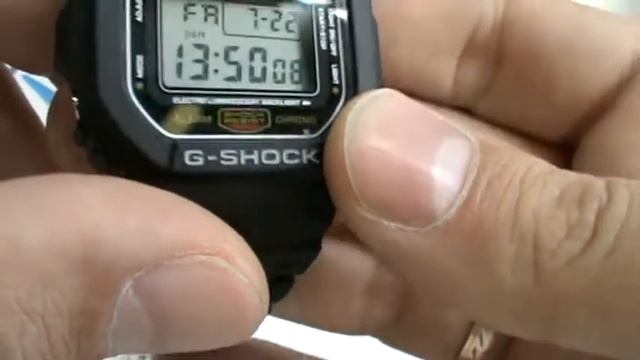 Обзор. Мужские японские спортивные наручные часы Casio G-Shock DW-5600E-1V