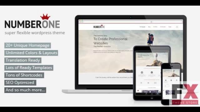 Preview NumberOne - Flexible OnePage and Multipurpose Them смотреть онлайн