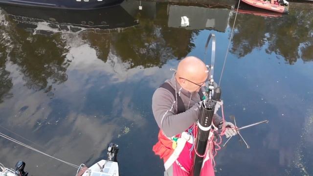 Как снимали вертушки с топа мачты. Снято на DJI Mavic Air. смотреть онлайн