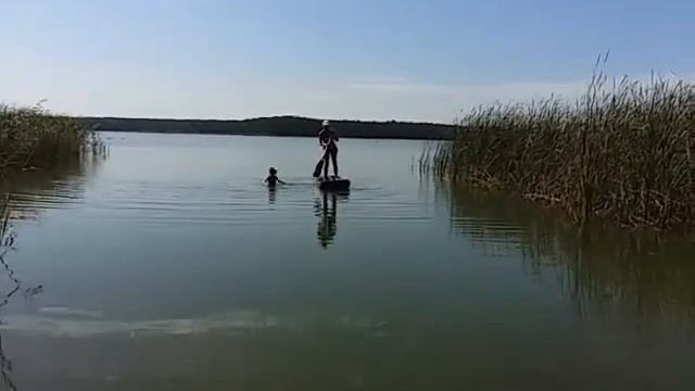 САП-доска из надувного матраса.))) смотреть онлайн