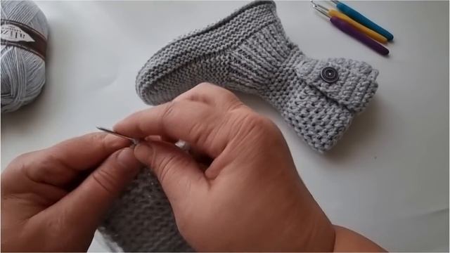 Как связать тёплые и очень удобные носки спицами и крючком смотреть онлайн