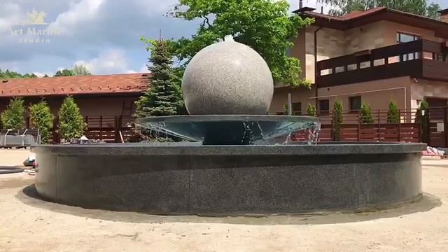 Фонтан-шар для приусадебного участка смотреть онлайн