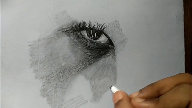 Eye and the skin texture ( first part of new sketch) смотреть онлайн