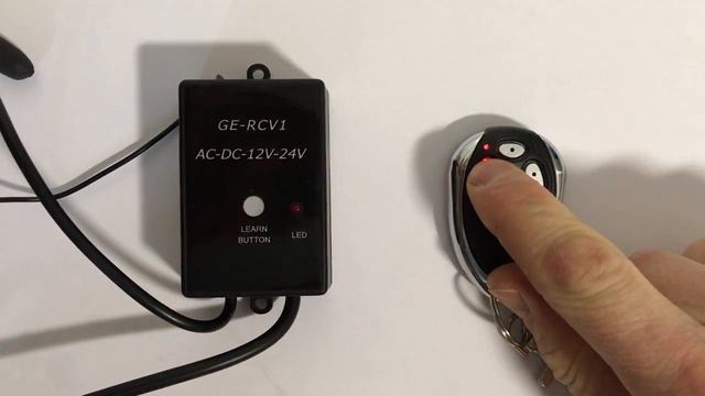 Записать пульт в универсальный приёмник GE-RCV1 смотреть онлайн