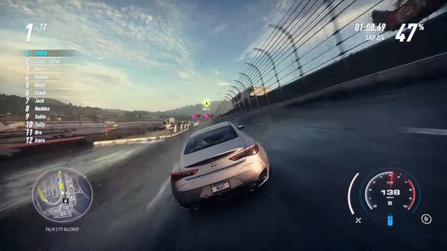 NFS Heat | Track Racing with Infiniti Q60 (2017) смотреть онлайн