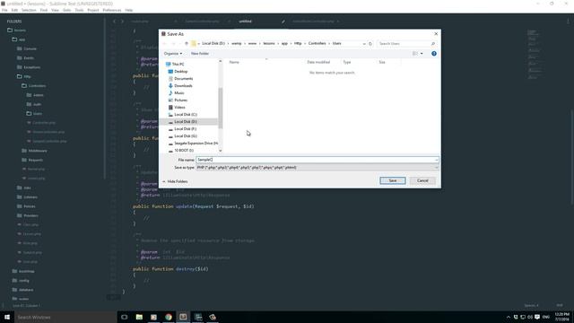 Moving Controllers to Sub Folders in Laravel 5.2 смотреть онлайн