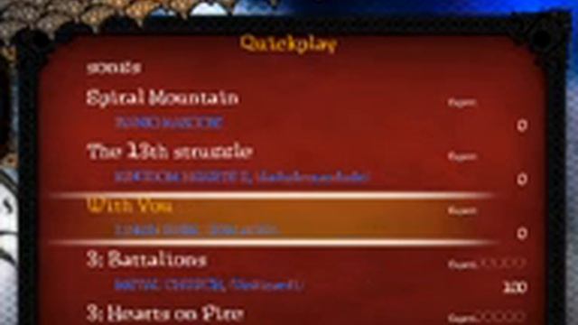 Frets on Fire Song List смотреть онлайн